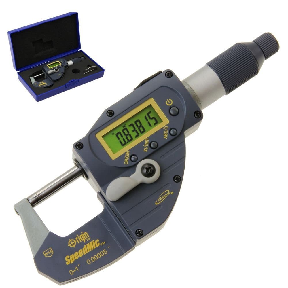 iGaging SpeedMic micrómetro digital 0-1" con palanca, IP65 35-070-025