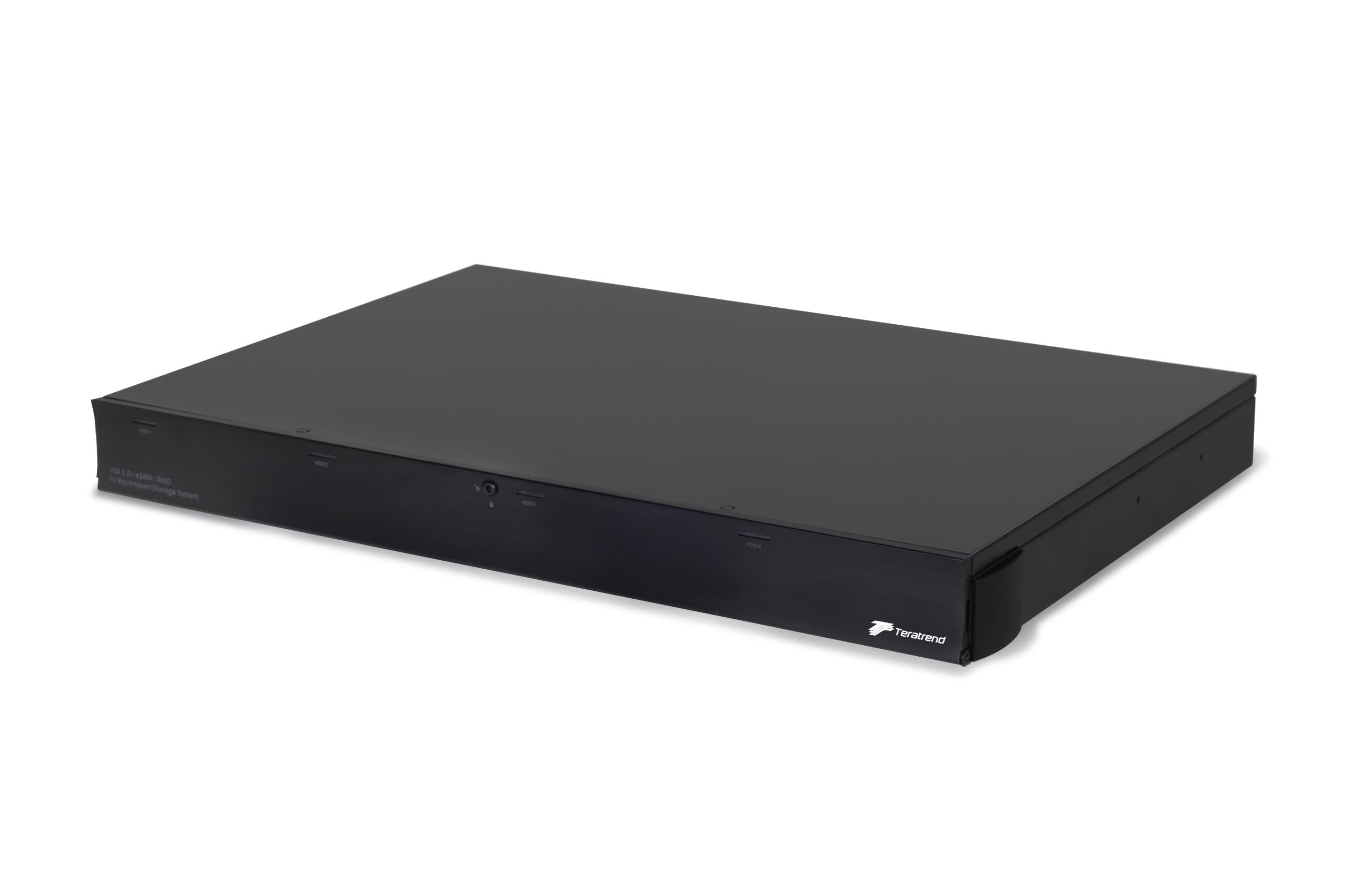 Silverstone Tek Unidad de Almacenamiento RAID en rack 1U de 4 bahías con USB 3.0 y eSATA (RS431U)