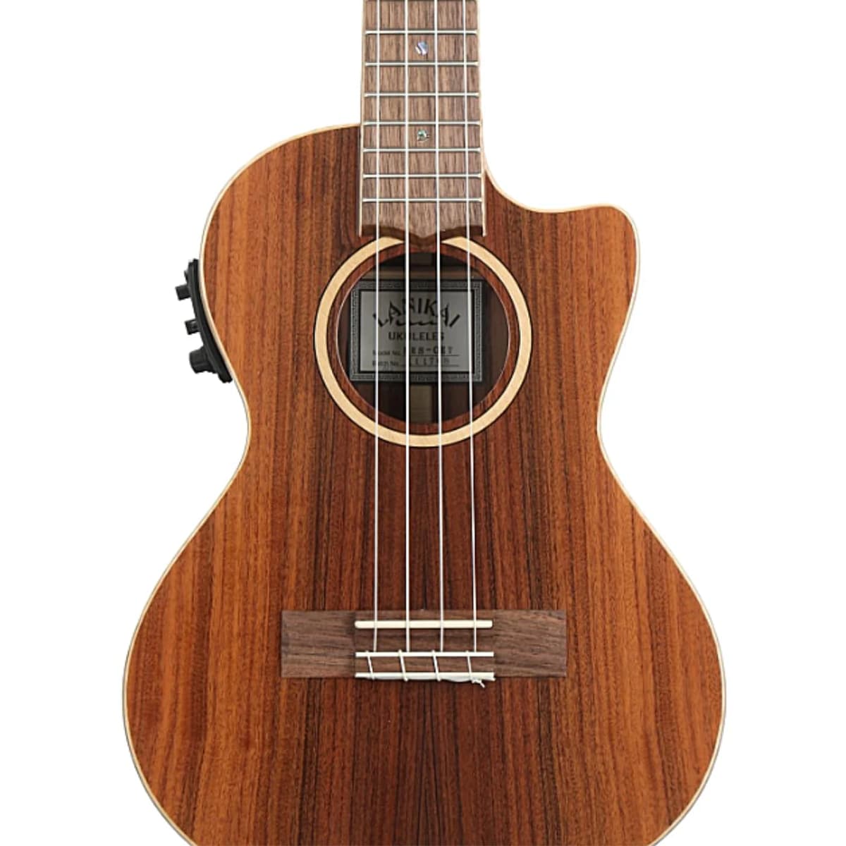Lanikai MRSCET Ukulele Tenor All-Morado con Electrónica Kula