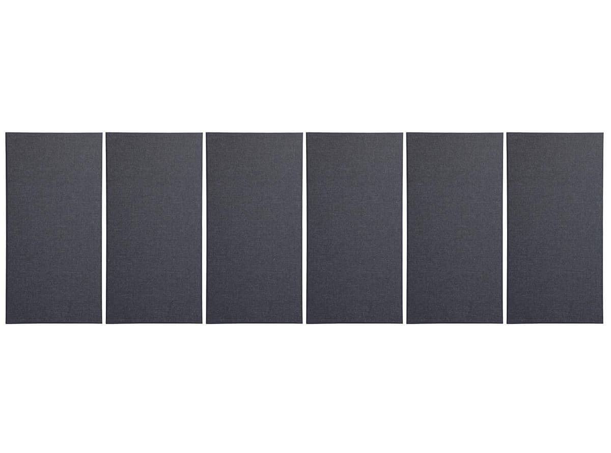 Primacoustic Broadband 24 x 48 x 2-Inch Acoustic Panels, Black 6-Set Beveled Edge F122 2448 00