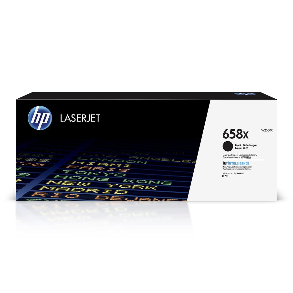 HP 658X Toner Negro de Alta Capacidad para Color LaserJet Enterprise M751 Series (W2000X)