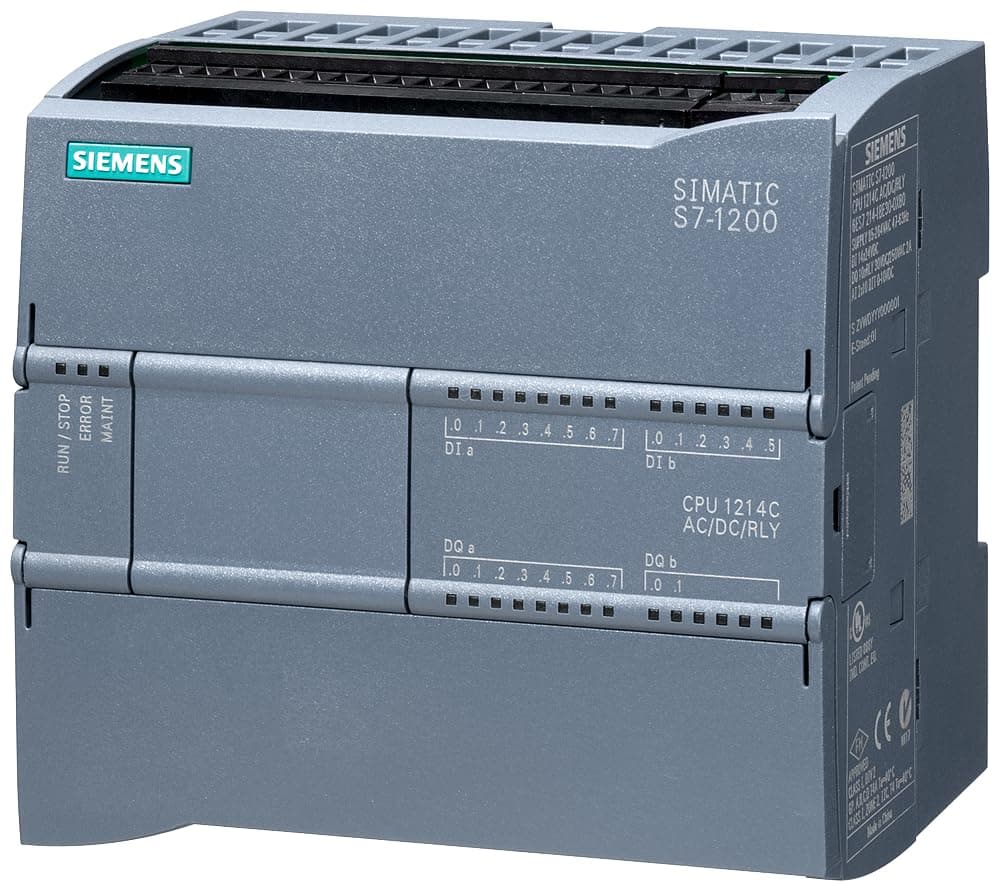 Siemens 6ES7214-1BG40-0XB0 SIMATIC S7-1200 CPU 1214C compacto, AC/DC/Relay, 14 DI/10 DO