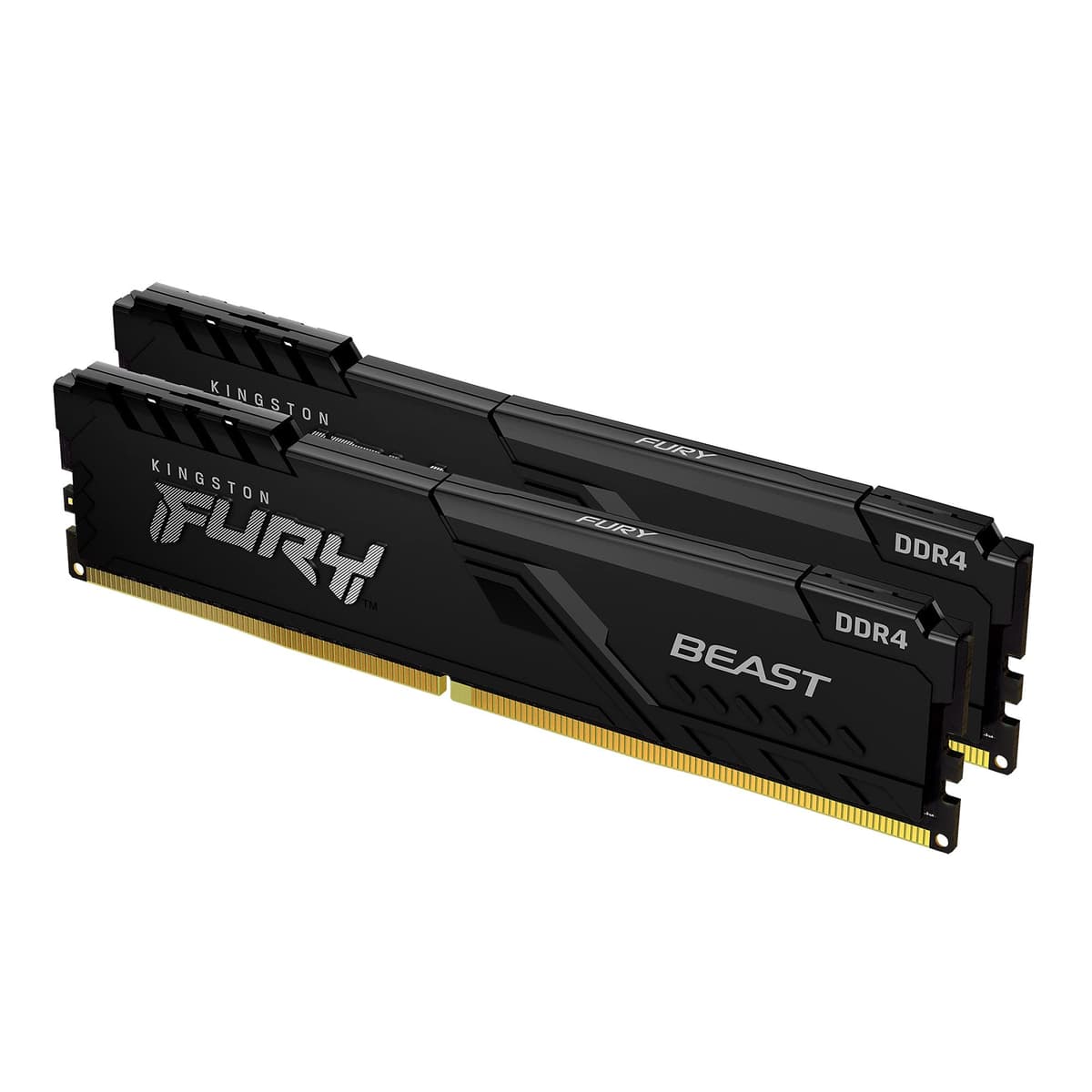 Kingston Fury Beast 64GB (2x32GB) 3200MT/s DDR4 CL16 Kit de Memoria para Escritorio de 2 KF432C16BBK2/64