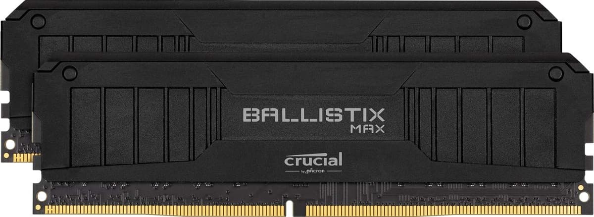 Crucial Ballistix MAX BLM2K8G51C19U4B - Memoria DDR4 5100 MHz, 16 GB (8GB x2), CL19, negra
