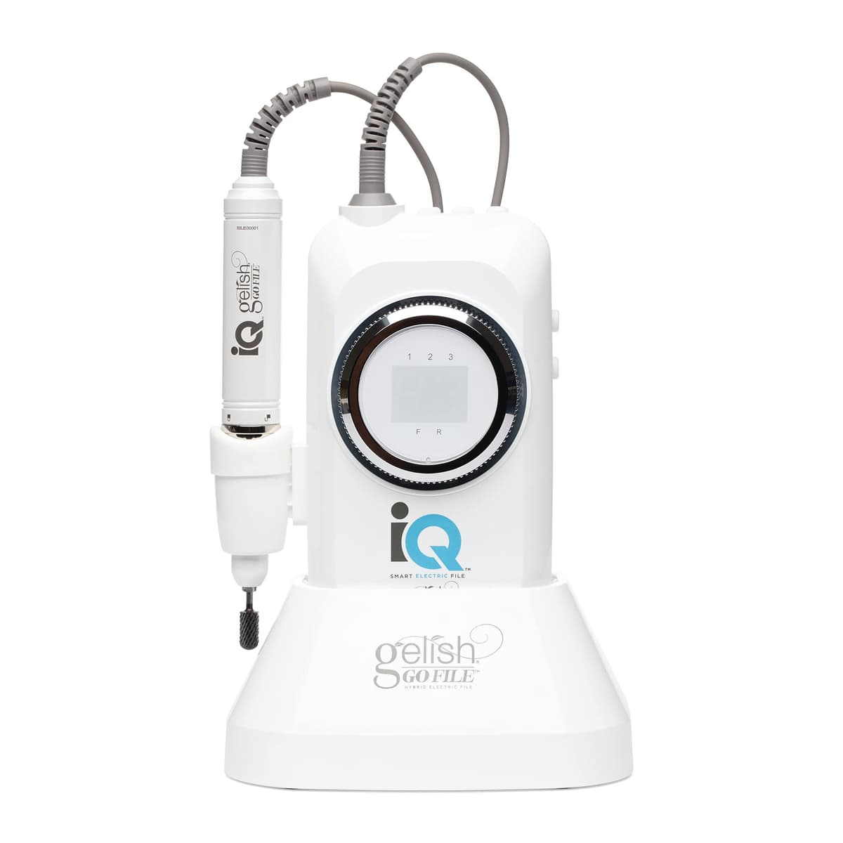 Gelish Go File IQ Lima Eléctrica Profesional para Uñas, Recargable y Portátil 1168226