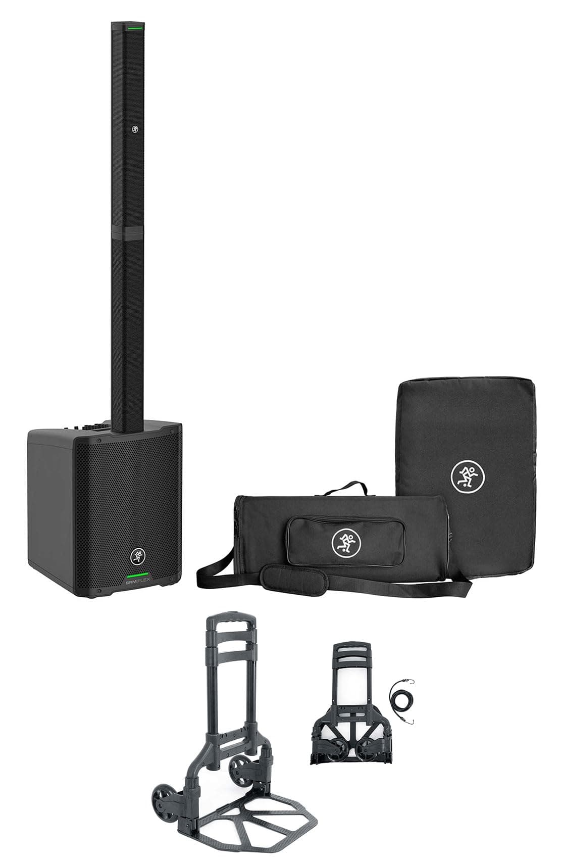 Audiosavings Bundle: Mackie SRM-Flex 1300W + Rockville GigMate Carrito (Bundle) SRM-Flex+GigMate