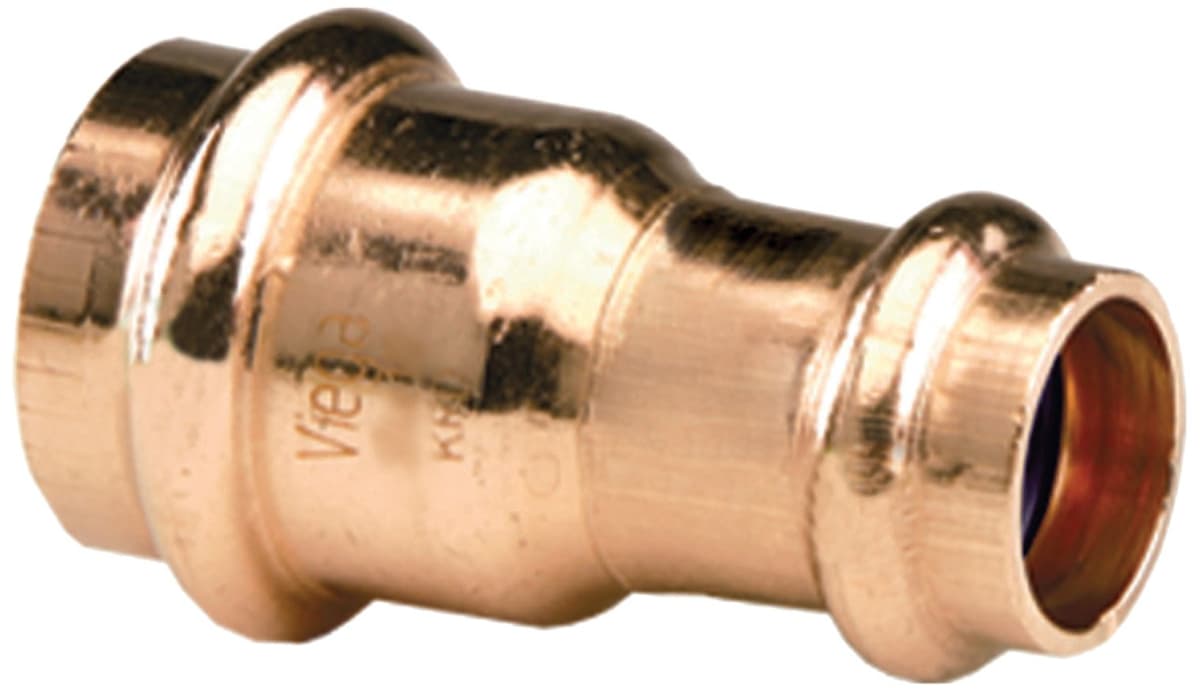 Viega ProPress 78147 Reductor de cobre sin plomo 3/4" x 1/2" P x P, paquete de 200