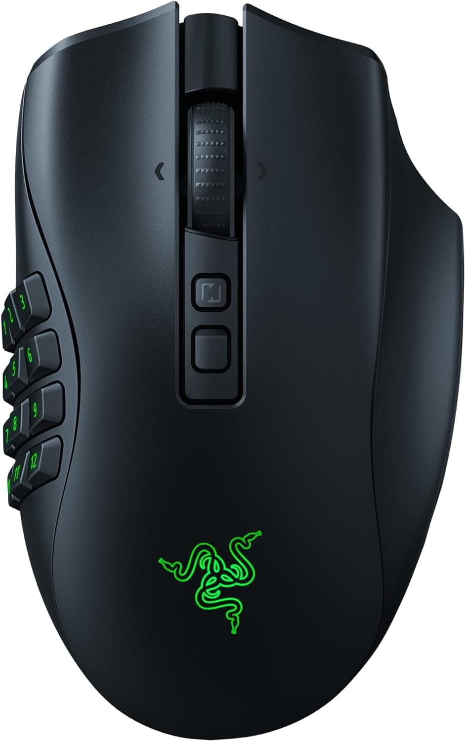 Razer Naga V2 Pro Ratón Ambidiestro Derecho Inalámbrico RF + Bluetooth + USB, W128281627 (RF + Bluetooth + USB Tipo-C Óptico 30000 DPI) 8886419333890