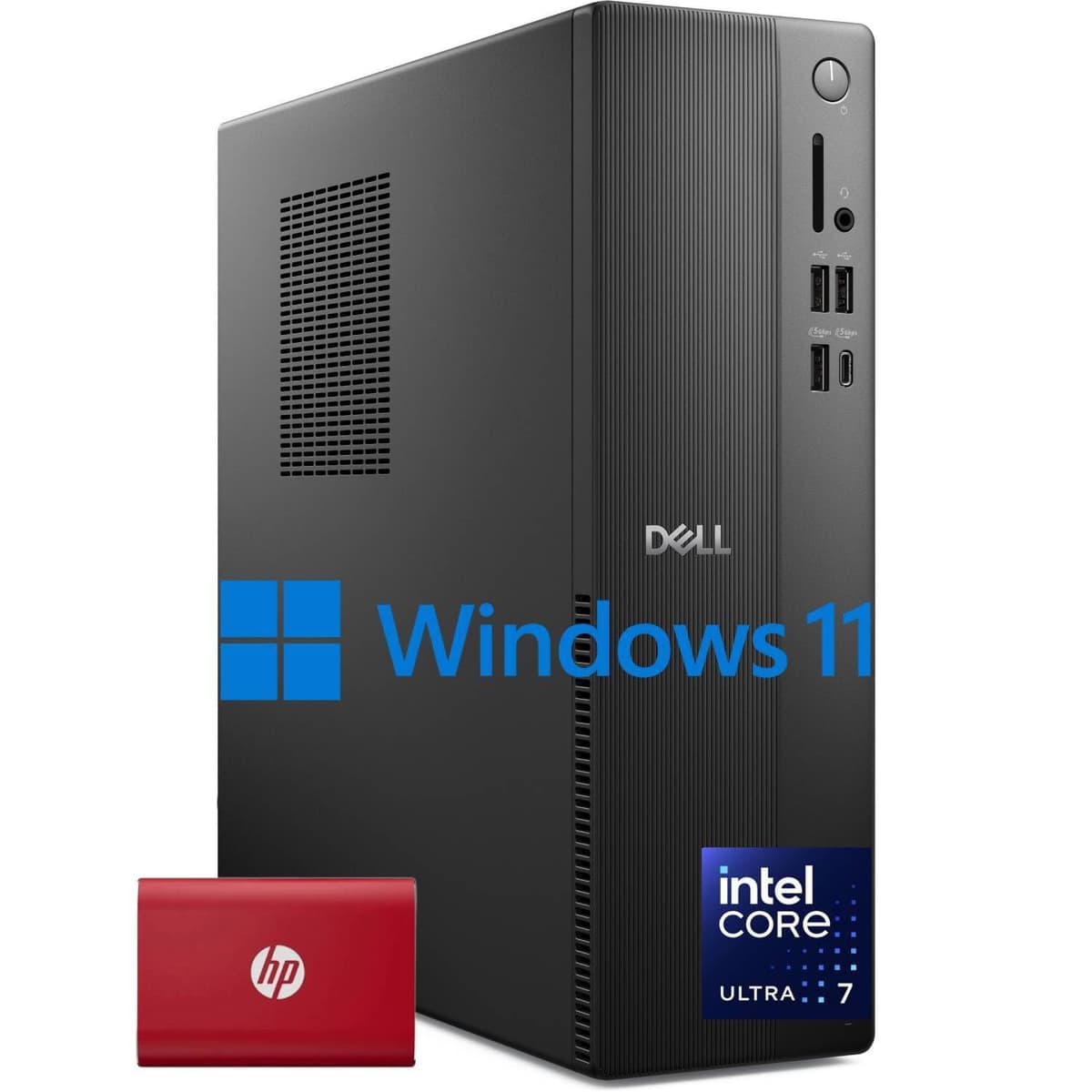 Dell 2025 Slim Desktop DECS1250 con Intel Ultra Series, 64GB DDR5, 2TB PCIe SSD