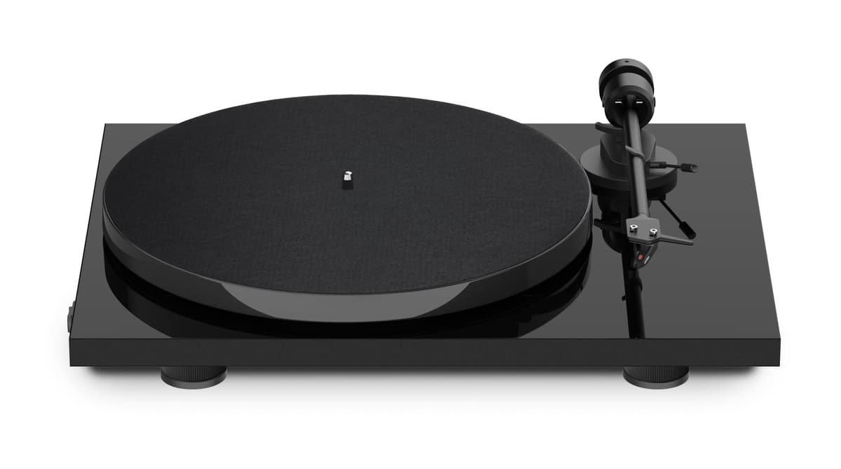 Pro-Ject E1 Phono, tocadiscos de entrada Plug & Play con etapa fonófila integrada conmutablе y selector electrónico de velocidad 33/45 (Negro) E1 PHONO (OM5e) UNI