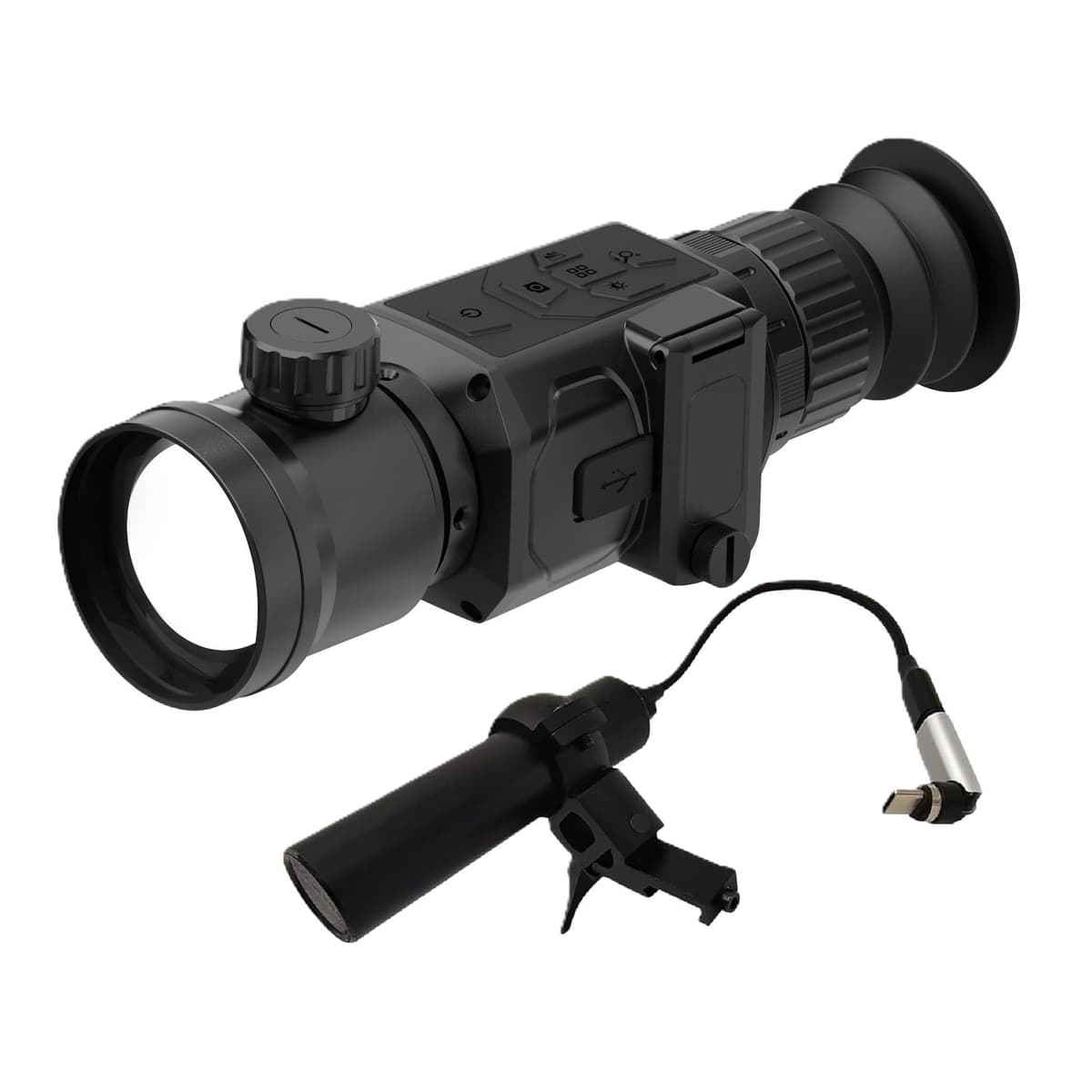 Generic Bering Optics Hogster ZAP Thermal Scope 35 mm, 2.8x-11.2x con Power Kit compatible