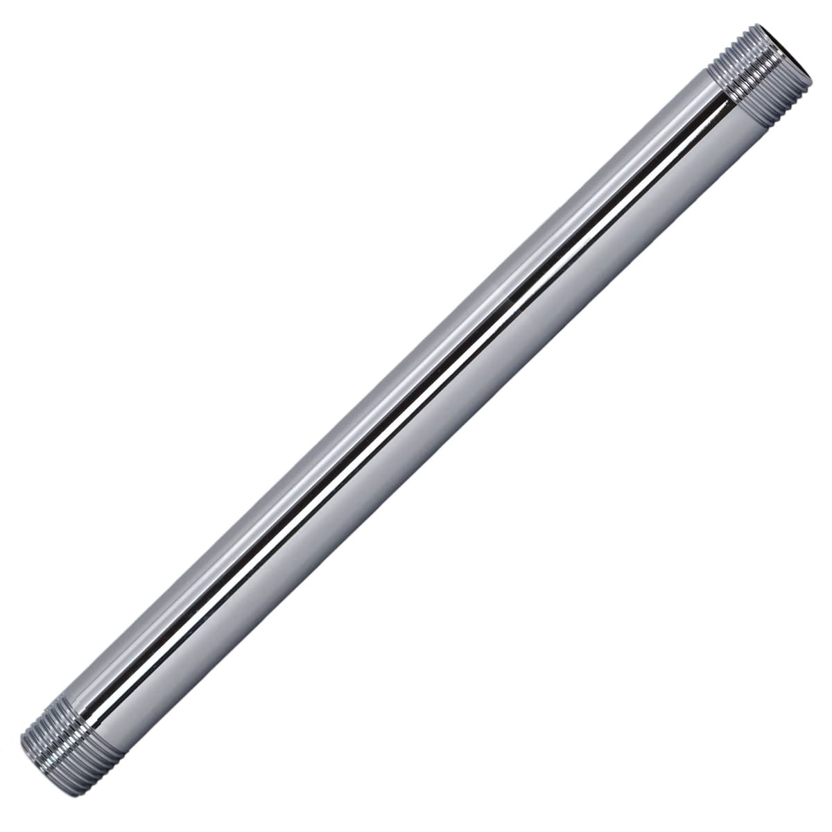 Westbrass D12112-25-26 12" x 1/2" IPS Pipe Nipple de latón, Polished Chrome (25-Pack)