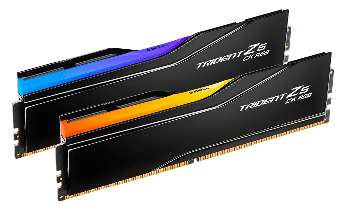 G.SKILL Trident Z5 CK RGB Serie DDR5 (Intel XMP 3.0) 48GB (2x24GB) 8400MT/s CL40-52-52-134 1.40V Memoria para PC de Escritorio CU-DIMM - Mirror Black (F5-8400C4052G24GX2-TZ5CRK)