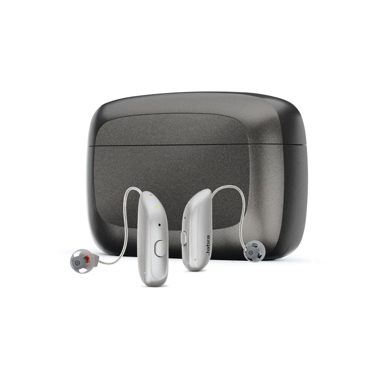 Jabra Enhance Select 300 Audífonos OTC calidad clínica - Servicios de audiología incluidos, Bluetooth para llamadas y audio (iOS/Android), Garantía 3 años, Casi invisibles, Silver 23315476
