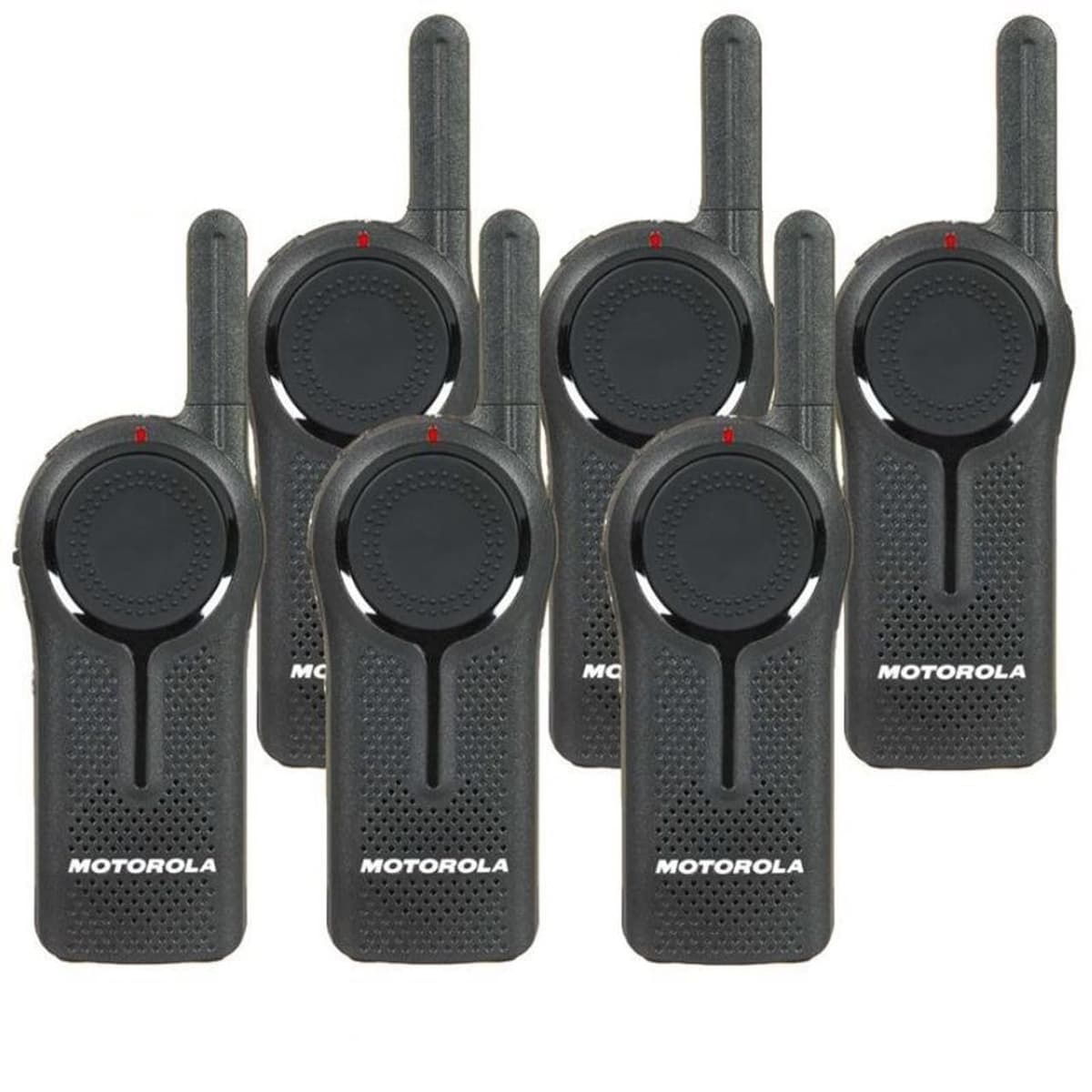 Motorola DLR1060 Paquete de 6 radios walkie talkie digitales