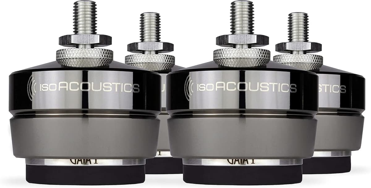 Patas de Aislamiento IsoAcoustics Gaia para Parlantes y Subwoofers (Gaia I, máximo 100 kg) - Juego de 4 GAIA Series