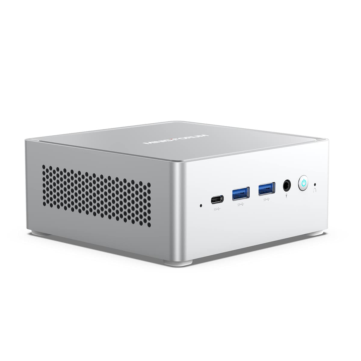 MINISFORUM Mini PC NAB6 Lite Intel Core i5-12600H, 12 núcleos 16 hilos, hasta 4.7 GHz, 16 GB RAM DDR4, SSD PCIe 4.0 de 500 GB, LAN dual 2.5 G RJ45, mini computadora de escritorio, 2 x HDMI, 7 x USB, Wi-Fi 6, BT 5.2 NAB5