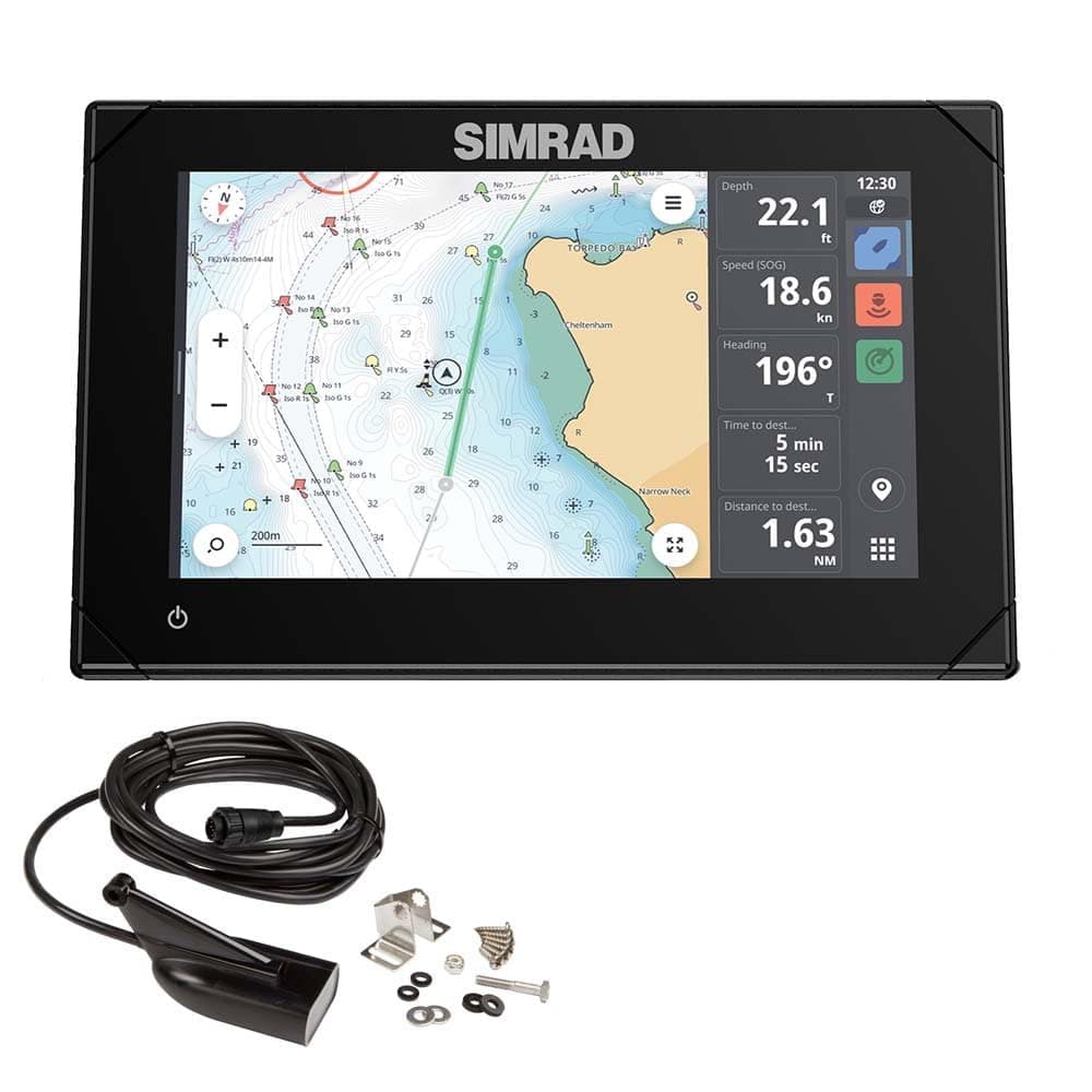 Simrad NSX 3007 Chartplotter y Fishfinder 7" con Transductor HDI y Mapas C-MAP Discover X 000-15371-001