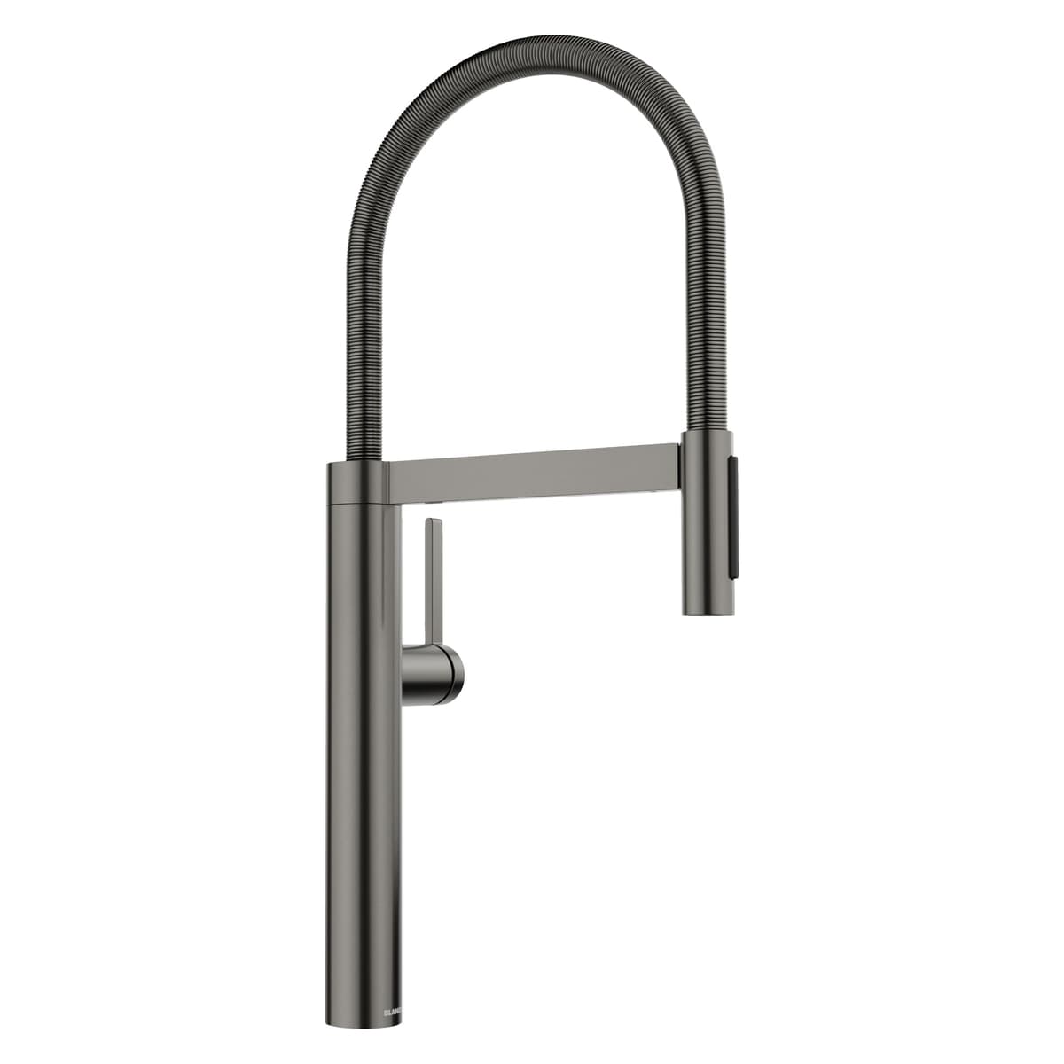 Blanco Culina II Grifo de Cocina Semi-Pro Pull-Down 1.5 GPM Satin Dark Steel 527475