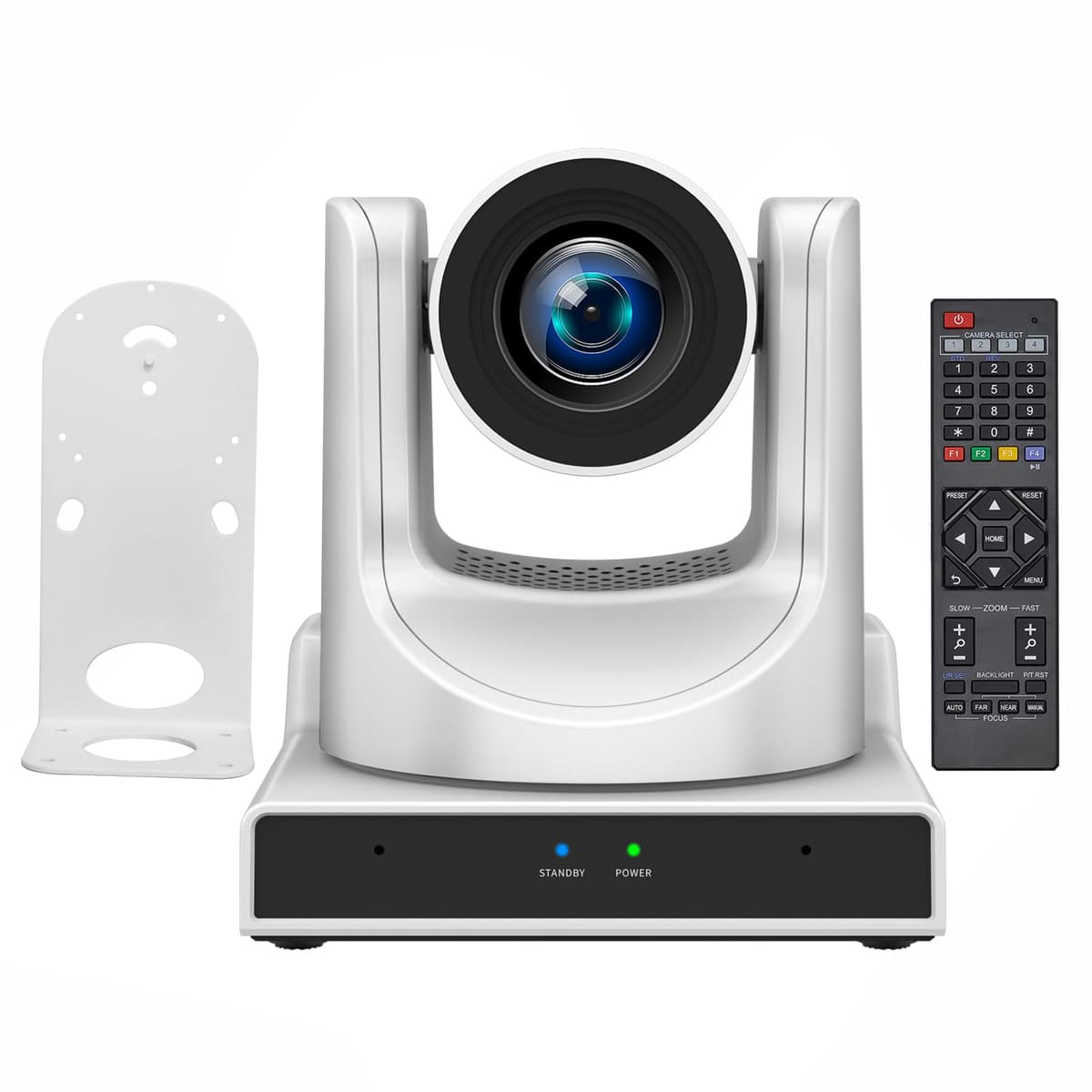 Cámara PTZ SMTAV, PTZ NDI 30X con seguimiento AI y salidas HDMI/SDI/USB3.0/transmisión IP para iglesia, conferencias, eventos, enseñanza A-BX30S-WH