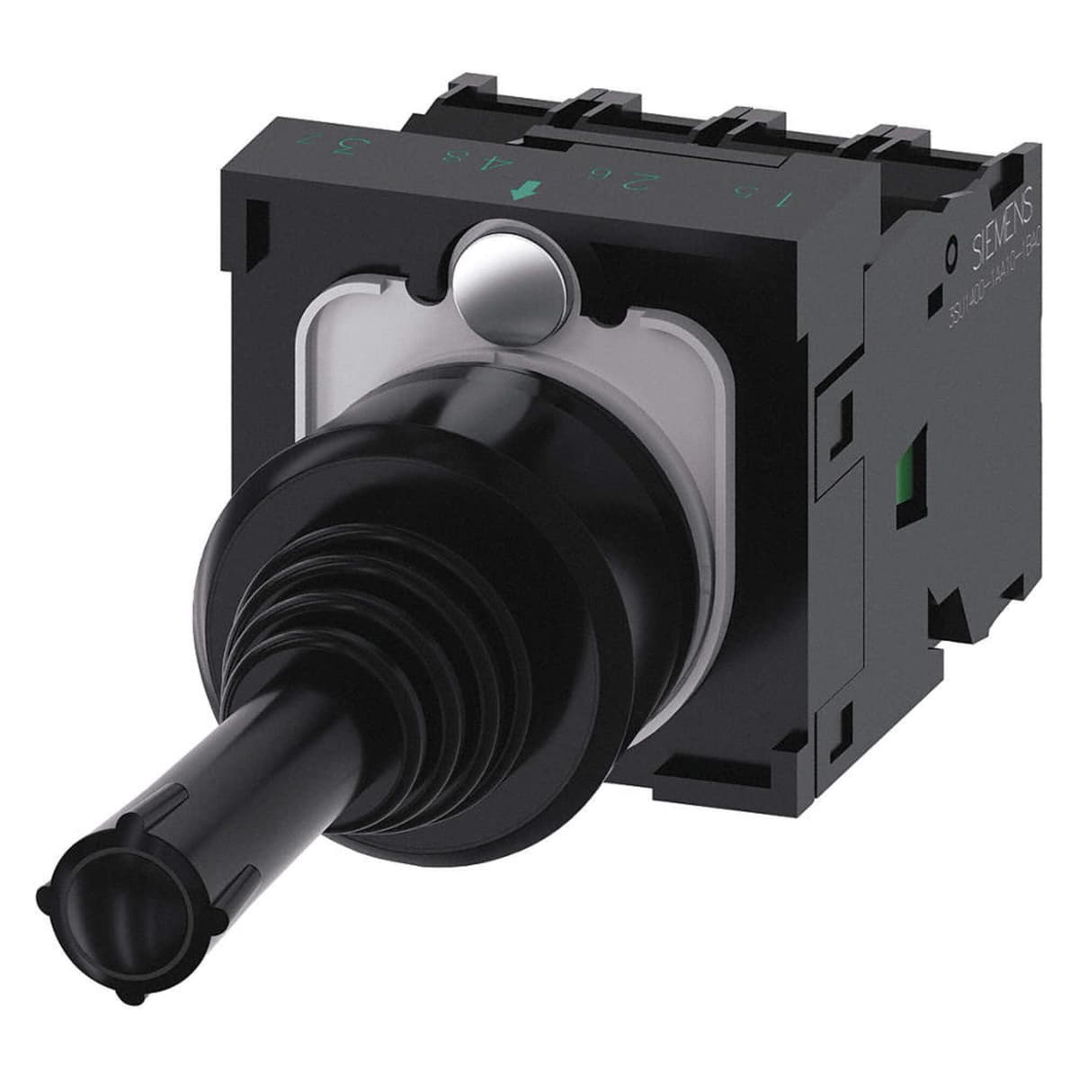 Siemens 3SU1100-7AF10-1QA0 Operador joystick 22 mm, 4 direcciones, 1NO, momentáneo
