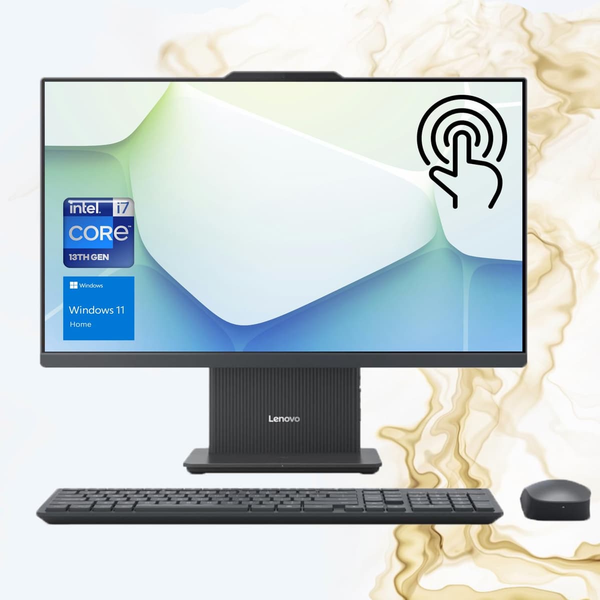 Lenovo IdeaCentre AIO Gen 9 27" FHD 100Hz táctil - Intel Core i7-13620H, 64GB RAM, 4TB SSD 27IRH9