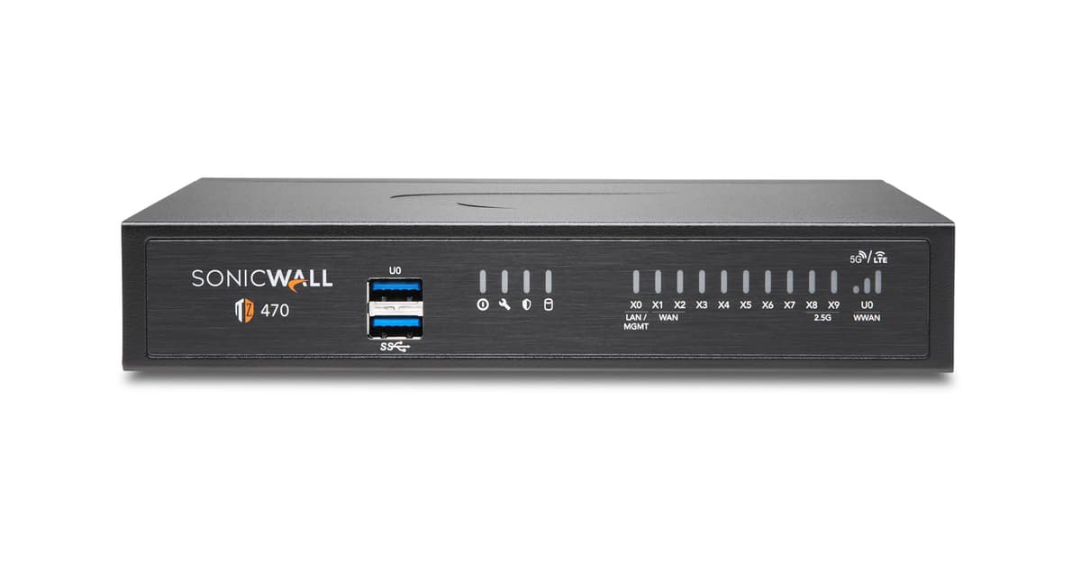 SonicWall TZ470 TradeUp 3YR Essential Protection + 1YR Cloud Secure Edge 03-SSC-3012