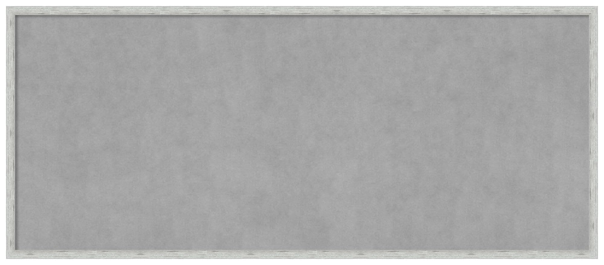 Amanti Art tablero magnético plateado Imprint Silver 49 x 21 in 28588291117