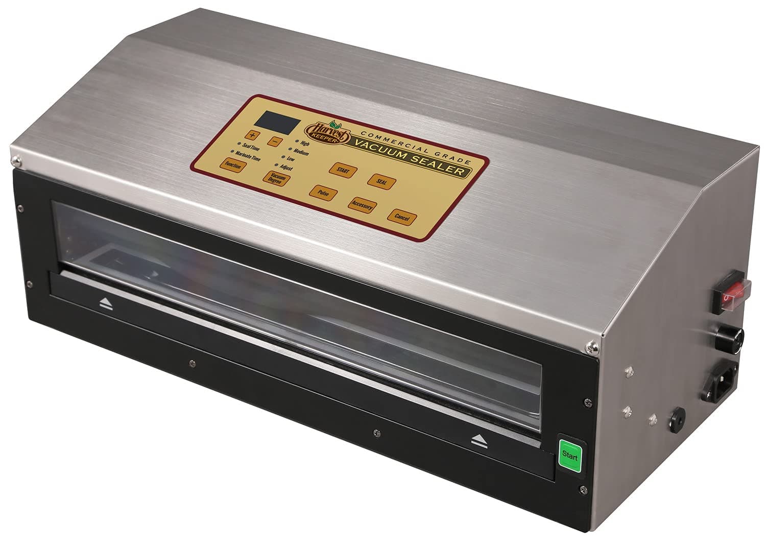 Envasadora al Vacío Comercial Harvest Keeper 744370 (Caja x2), Plata HGC744370