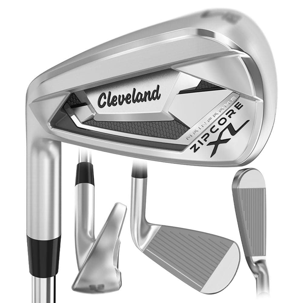 Cleveland Golf ZipCore XL juego de hierros, Grafito, Stiff, 6-PW, para zurdos Does Not Apply