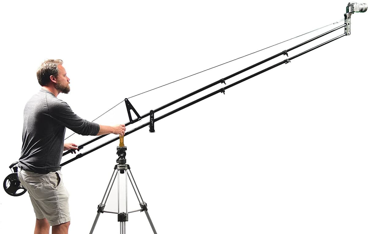 Glide Gear JB8 Jib portátil de 8 pies rápido 0-6 lb para cámara de video DSLR