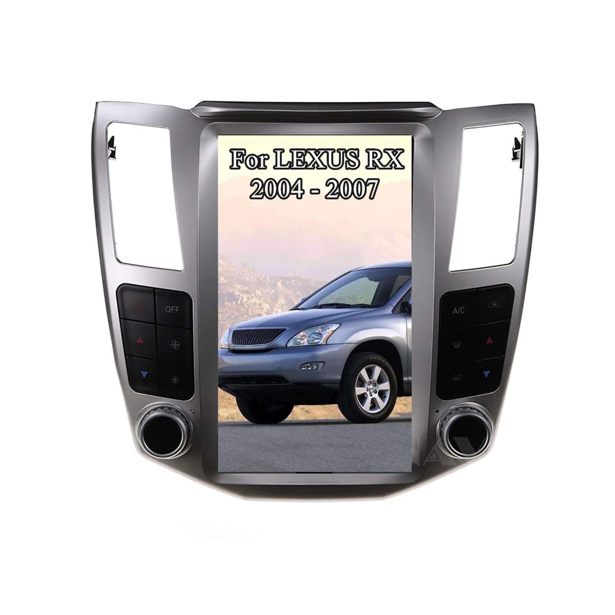 ZWNAV Radio Android Estilo Tesla Pantalla Táctil para Lexus RX 2004-2008 PX6 (4GB/64GB) - Reproductor Multimedia