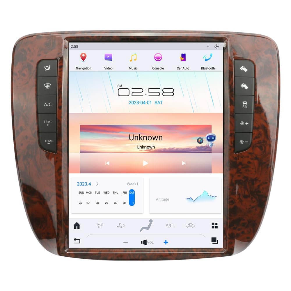 NAKEVICH Car Radio Android 11 Qualcomm para GMC/Chevrolet 2007-2013 con Android Auto y 8GB+128GB
