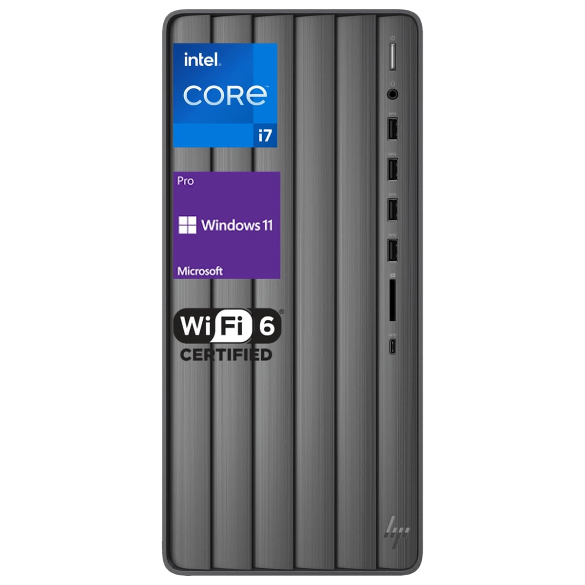 HP Envy Torre i7-13700, 64GB RAM, 2TB SSD, Windows 11 Pro, Negro TPC-F123-MT