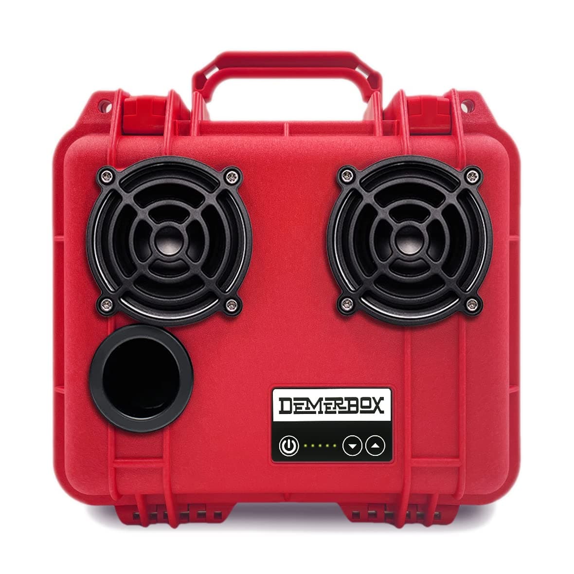 DemerBox DB2 Bocina Bluetooth Rugged Impermeable con Caja Seco y 40+ hrs Batería (Rojo) DB2red