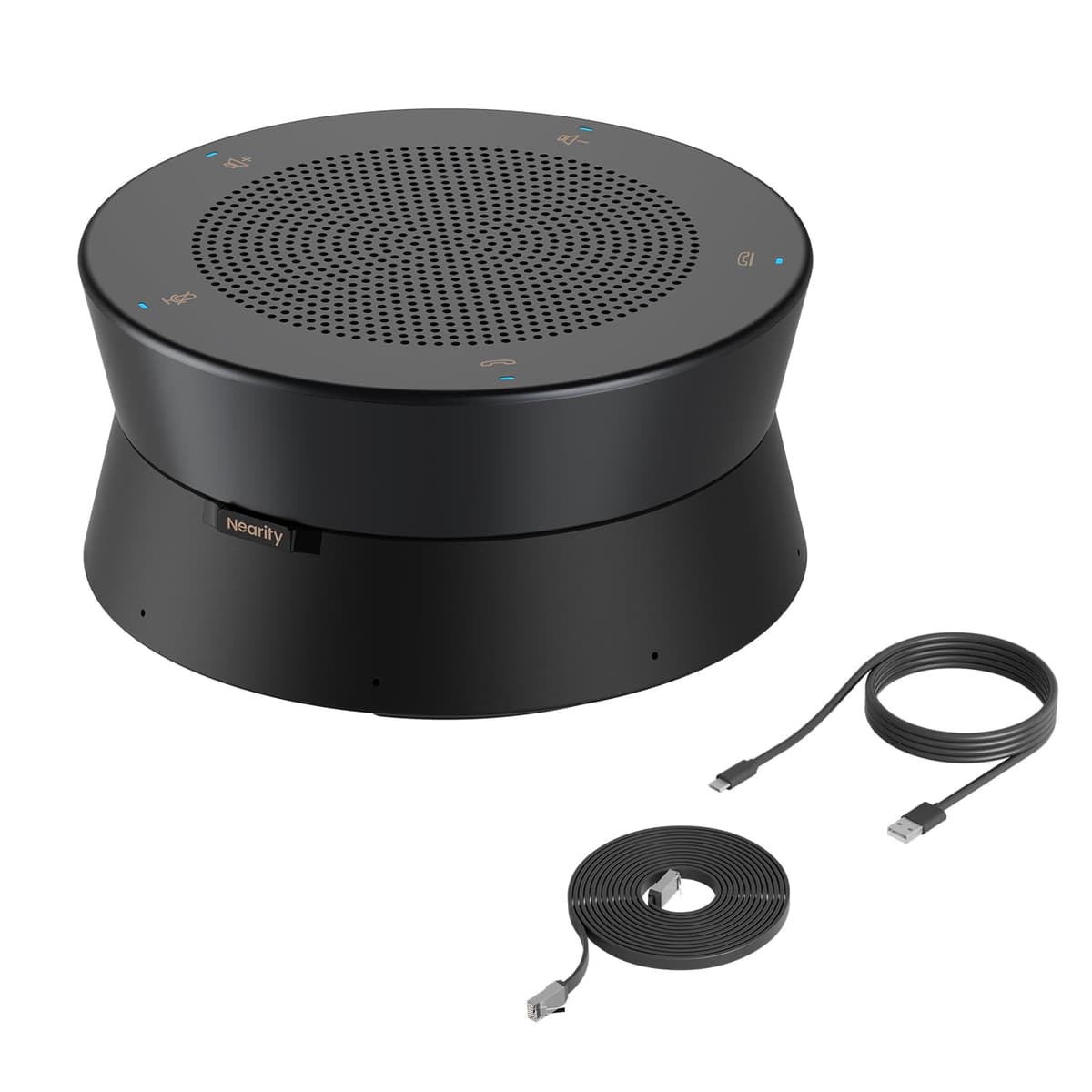 Nearity A21S Speakerphone Certificado Zoom con 8 Micrófonos y Alcance de 16ft