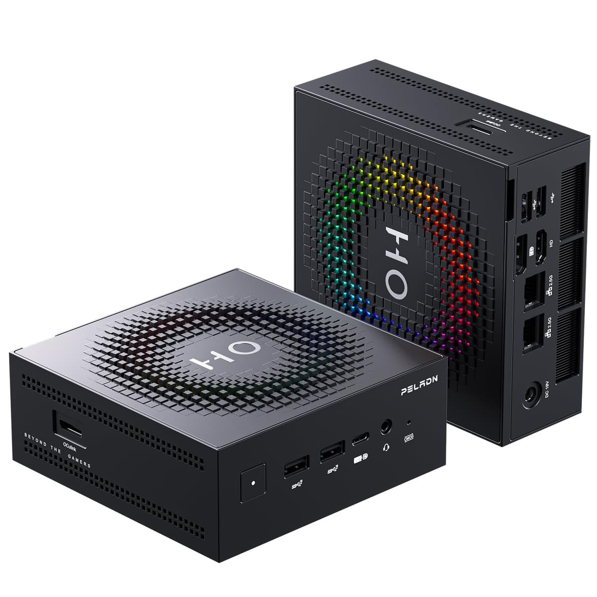 PELADN HO5 Mini PC Ryzen AI 9 HX 370 32GB LPDDR5X 1TB PCIe 4.0 SSD Wi-Fi 7 USB4 Oculink Mini PC HO5