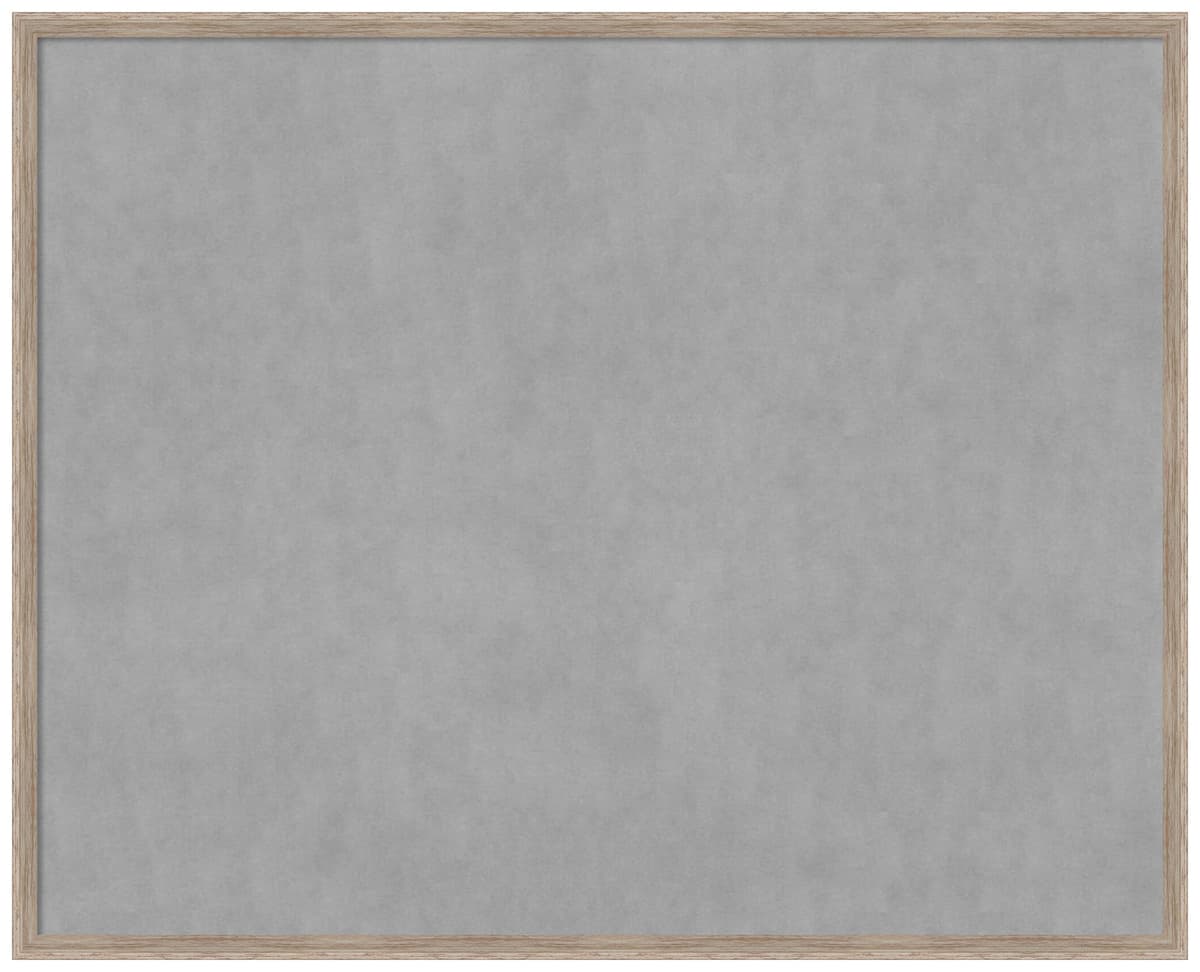 Tablero magnético Amanti Art marco Hardwood Wedge blanco 41 x 33 28588198618