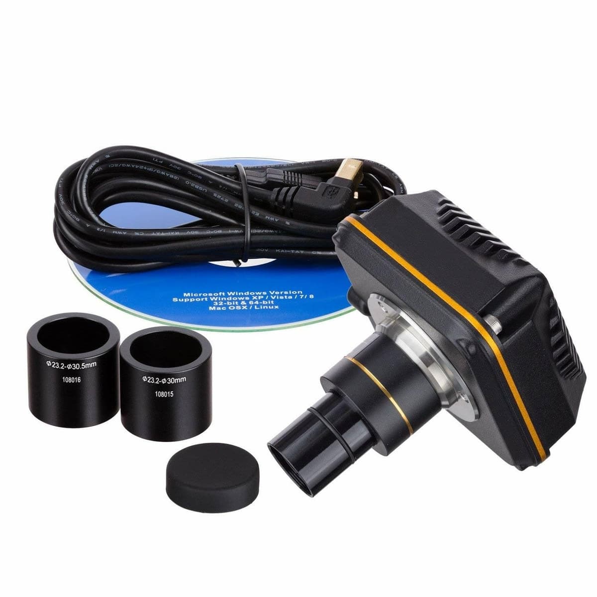 Cámara digital USB 3.0 de alta velocidad AmScope MU503B 5 MP