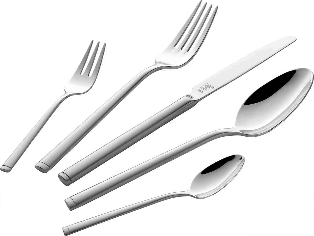 ZWILLING Senses Juego de cubiertos de 68 piezas para 12 personas, acero inoxidable 18/10 Blade Steel, mate 4009839268953