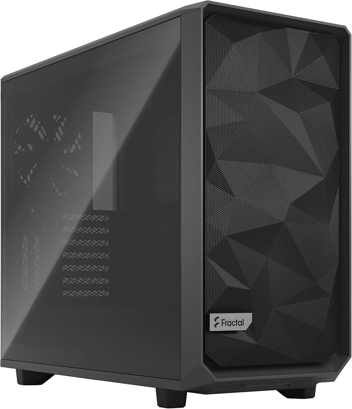 Fractal Design Meshify 2 Gris ATX Flexible Ventana de Vidrio Templado Ahumado Torre Media para PC FD-C-MES2A-04