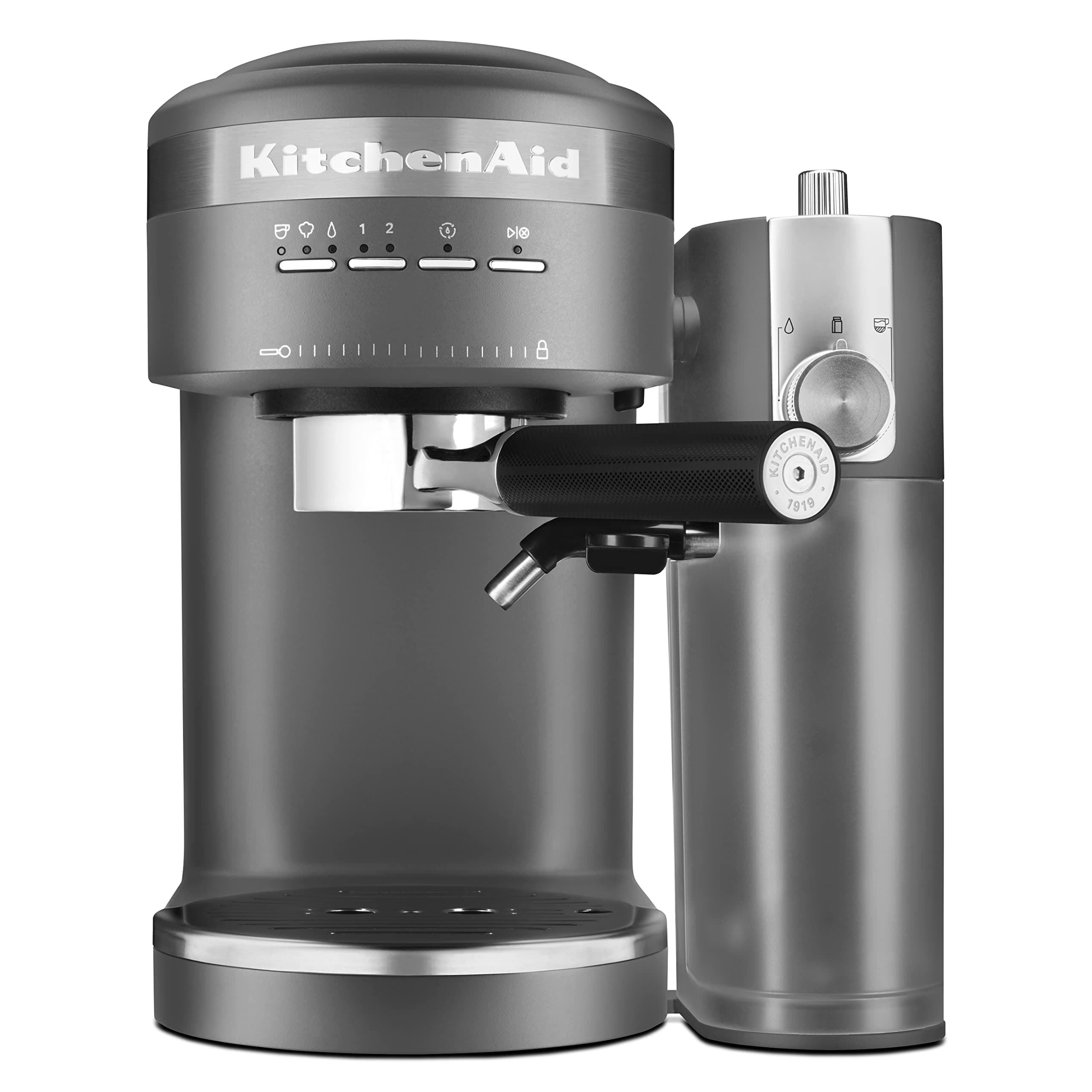 KitchenAid Semi-Automatic Espresso Machine KES6404 con espumador automático de leche KES6404DG