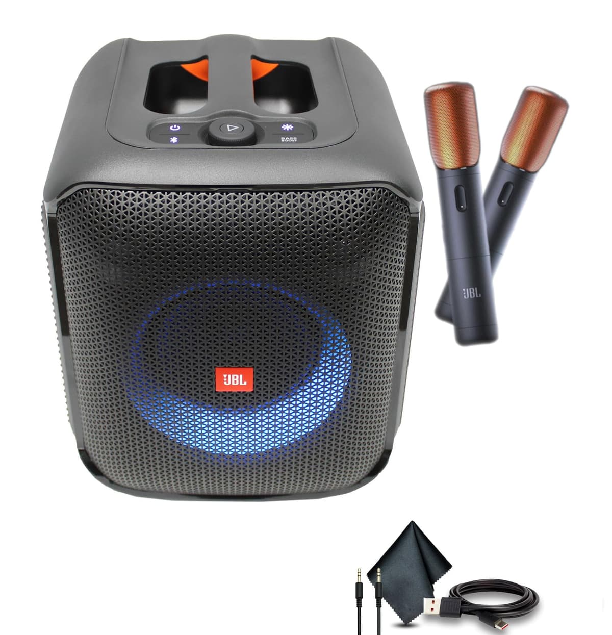 JBL PartyBox Encore - Bocina 100W con 2 Micrófonos inalámbricos y Light Show JBLPBENCORE2MICAM_EDIW_1
