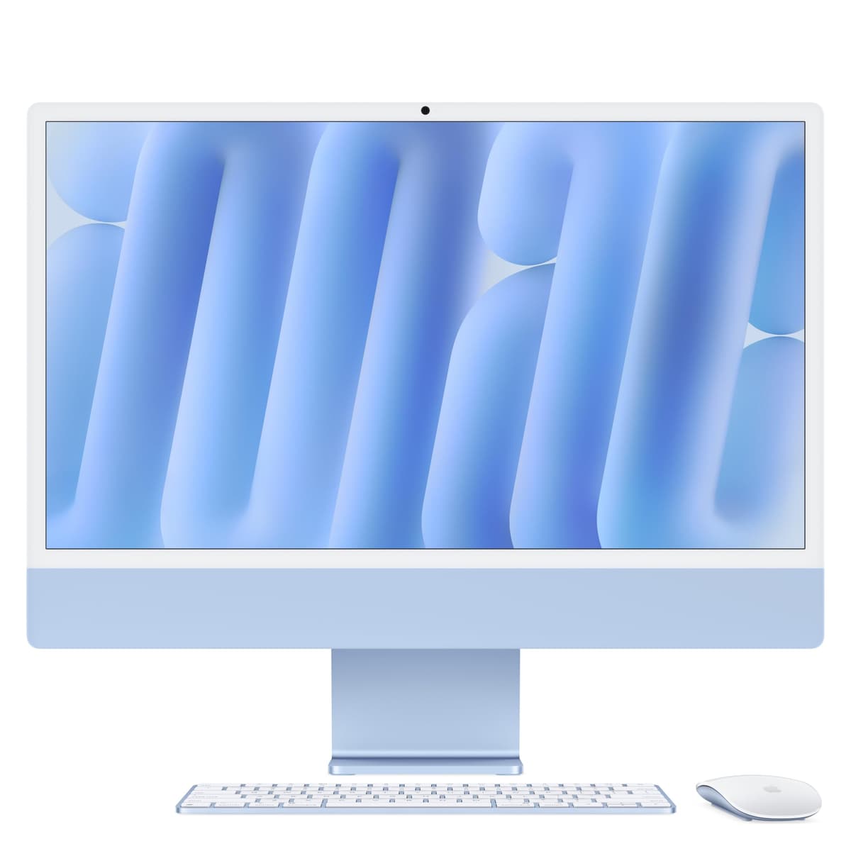 Apple iMac 24" (M4, 16GB RAM, 256GB) Azul (Renewed) MWUF3LL/A