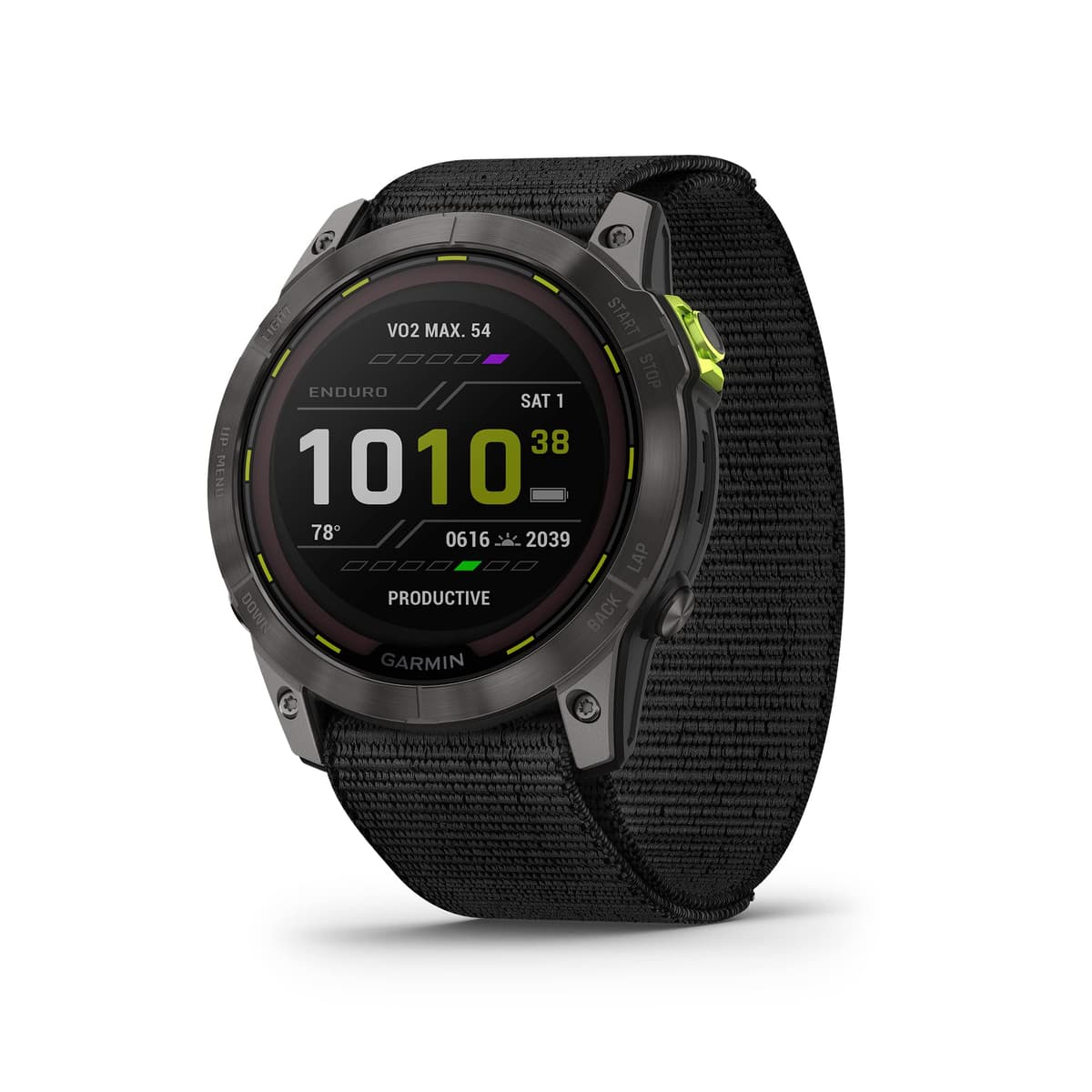 Garmin Enduro 2 - Reloj de Ultraperformance, Larga Duración de Batería GPS, Carga Solar, Mapas Preinstalados (Reacondicionado), Negro 010-02754-00-cr