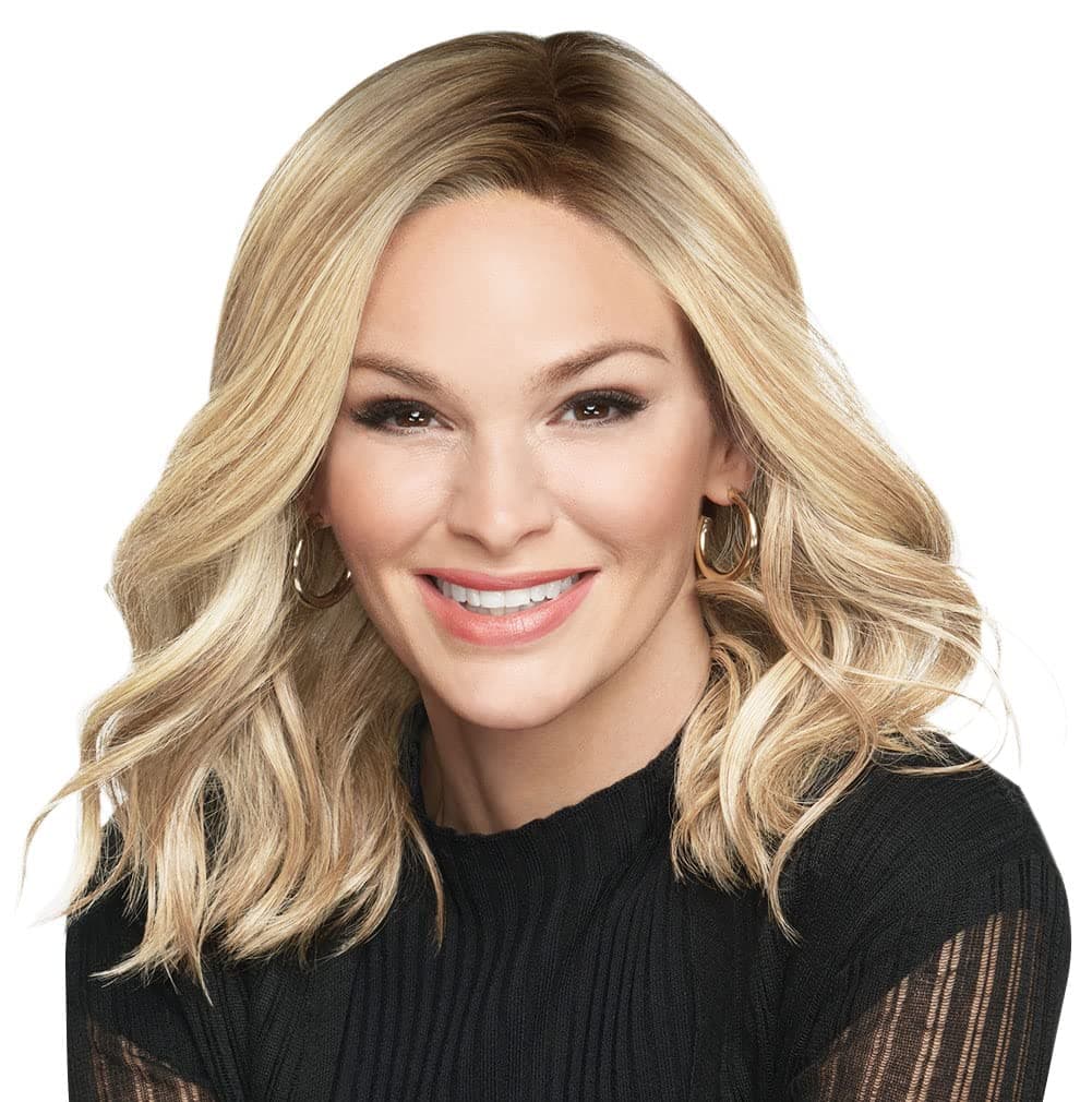 Hair u wear Raquel Welch Wavy Day - Largo hombros con ondas suaves, talla de copa promedio, SS16/21 Shaded Sand