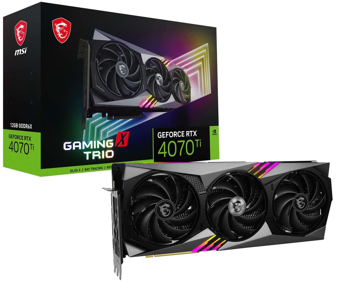 MSI GeForce RTX 4070 Ti GAMING X TRIO 12G G407TGXT12