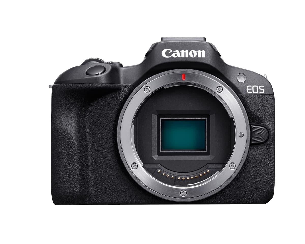 Cámara sin espejo Canon EOS R100, montura RF, solo cuerpo (reacondicionada) 6052C002