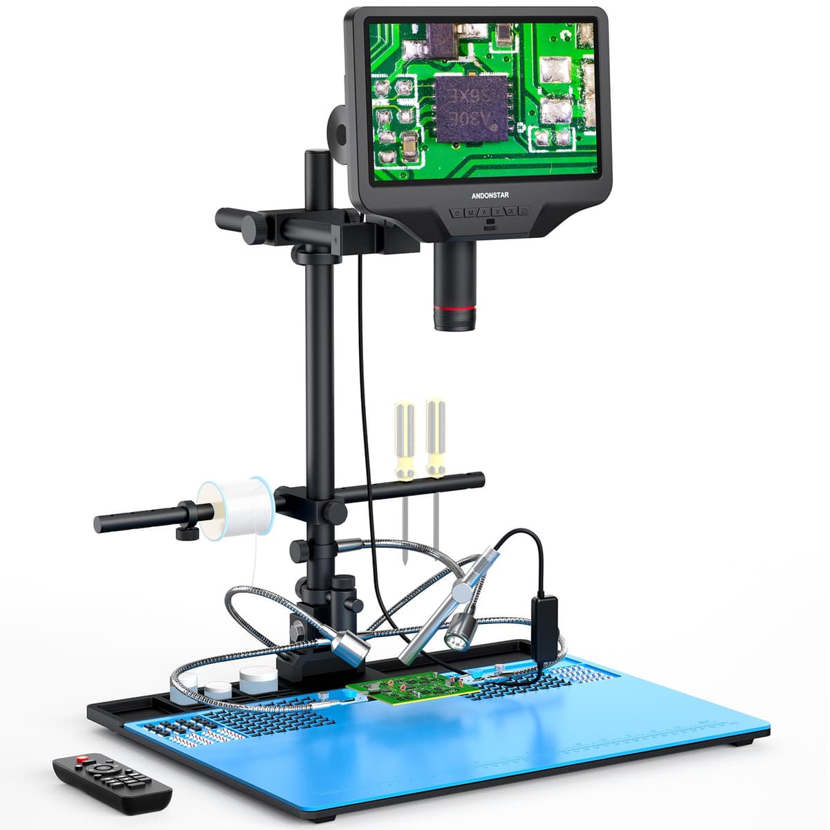 Andonstar AD409-Max - Microscopio HDMI 10.1" para PCB y Soldadura AD409-Max ES