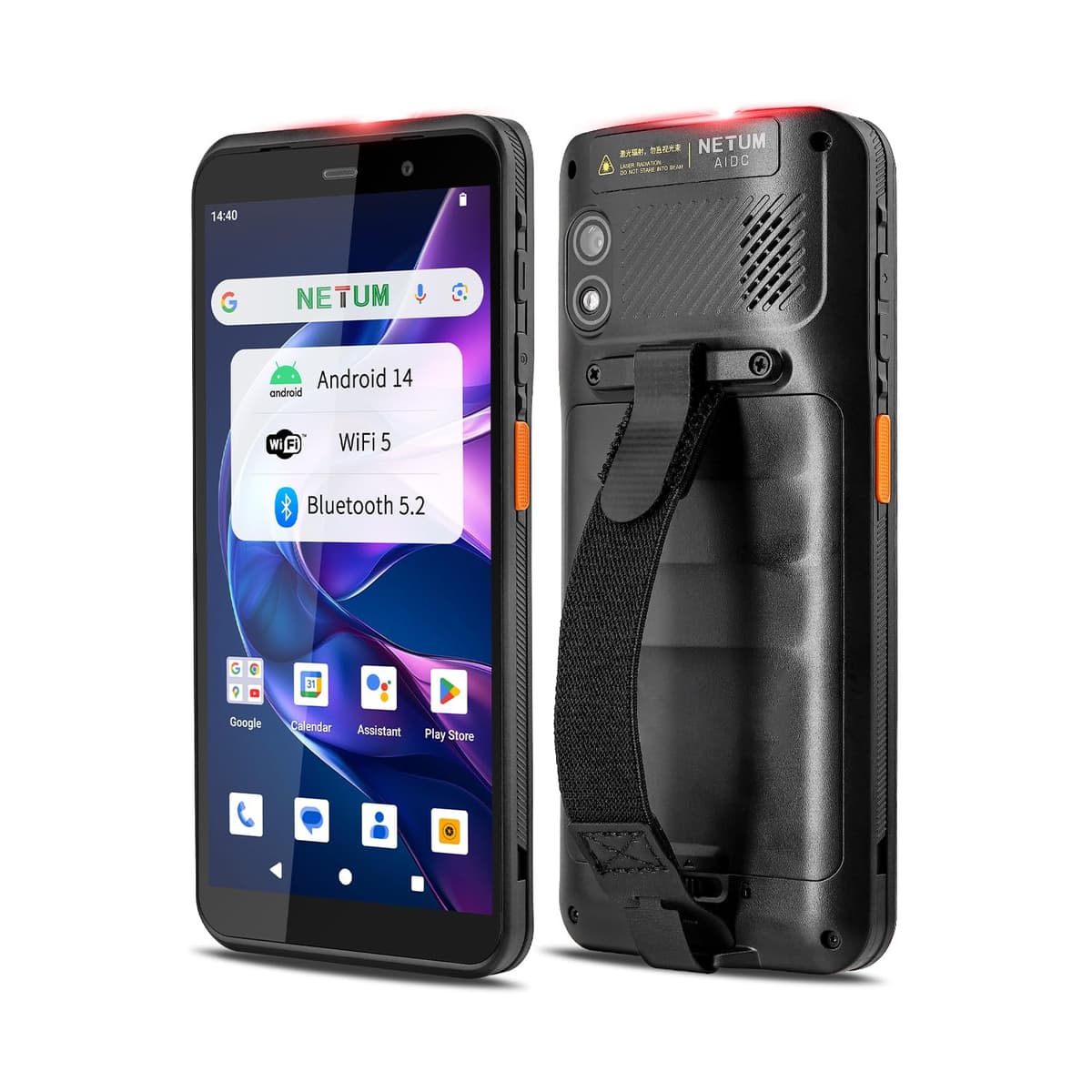 NETUM Computadora Móvil Escáner de Códigos de Barras Android 14, Q900 con Motor Honeywell HS7, Escaneo 1D/2D, Pantalla Táctil HD de 5.99", Wi-Fi y 4G LTE - Ideal para Almacenes, Logística y Seguimiento de Activos NTPDA-Series
